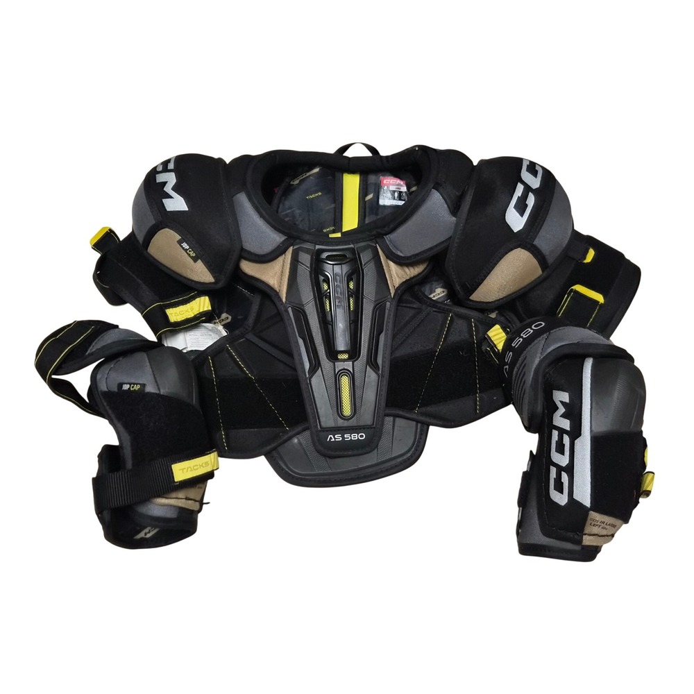 CCM Tacks AS 580 Junior Hockey Shoulder Pads and Elbow Pads Set Size Large
